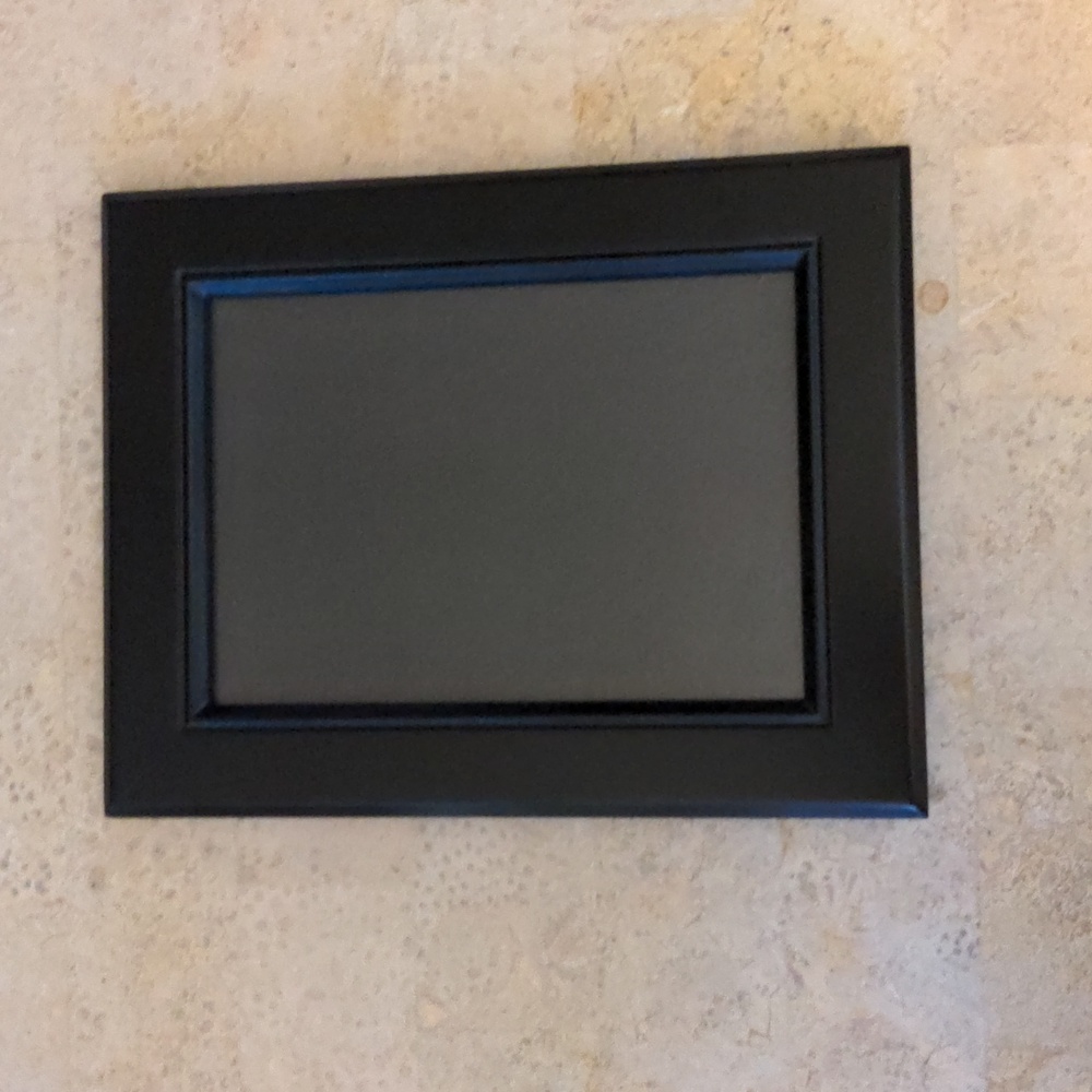 NWT! NIB! Carr Frames 5"x7" Connections Picture Frame Black Wood Gold Star - Picture 9 of 10